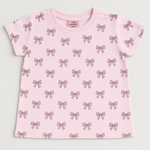 Casual Round Pink Print
